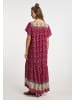 usha FESTIVAL Sommerkleid Mit Blumenprint in Beere Pink Mehrfarbig