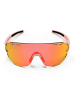 YEAZ SUNGLOW Sport-Sonnenbrille weiß/blau in pink / rosa