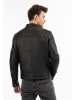 DreiMaster Vintage Lederjacke in Schwarz