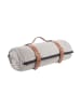 Butlers Picknickdecke L 150 x B 200cm WANDERLUST in Taupe-Weiß