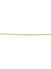 Adeliás Unisex Halskette mit Anhänger – Kreuz aus Edelstahl in gold