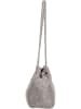 Guess Handtasche Zalina Pouch in Silver