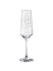 Mr. & Mrs. Panda Sektglas Spiegelei Ei ohne Spruch in Transparent