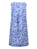Betty Barclay Leinenkleid ohne Arm in Weiß/Blau