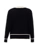 NALLY Damen Strickjacke in Schwarz Weiss