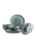 Mäser Frühstücks Set, Steinzeug Carellia in Blau