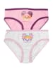 Paw Patrol 2er Pack Paw Patrol  Panty in weiß/rosa