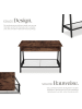 tectake Beistelltisch Tralee 100x35x80,5cm