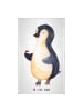 Mr. & Mrs. Panda Gästehandtuch Pinguin Marienkäfer ohne Spruch in Weiß