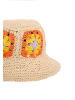 myMo Women Hat in Beige Yellow Blue