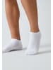 SNOCKS Sneakersocken aus Pflanzenfasern Weiß 6 Paar