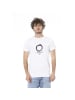 Trussardi Beachwear Weiß Baumwolle T-Shirt