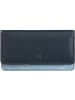 DuDu Canarie Geldbörse RFID Schutz Leder 17.5 cm navy