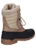 Spirale Winterstiefel Tina gefüttert in beige/schwarz in beige/schwarz