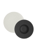 Villeroy & Boch Pasta-Set Manufacture Rock schwarz-weiß in schwarz-weiß