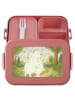 Mr. & Mrs. Panda Lunchbox Eisbär Umarmen Design ohne Spruch in Rot Pastell