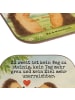 Mr. & Mrs. Panda Glas-Untersetzer Hochzeit Igel Design mit Spruch in Weiß
