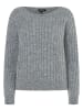 More & More Strukturpullover in warm grey melange