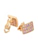 faina Women Clip On Earrings in Gold Multicolor