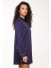 Linga Dore Pyjama Kleid Satin in Blue ribbon