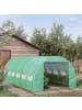 Outsunny Foliengewächshaus,597L x 300B x 200H cm,Grün