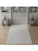 KADIMA DESIGN Teppich Kurzflor Tiefeneffekt-Muster Polypropylen Wohnzimmer in Silber
