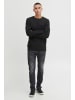 11 Project Rundhalspullover PRPulo 20715522 ME  Sweatshirt mit Brusttasche in Schwarz