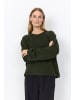 soyaconcept Pullover mit Rundhalsausschnitt und lockerer Passform in Forest Night Melange