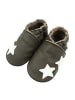 Bemesu Baby Krabbelschuhe aus Leder, weiche Lauflernschuhe mit rutschfester Sohle