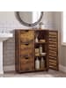 VASAGLE Badezimmerschrank in Vintagebraun - (B)60 x (H)80.5 x (T)30 cm