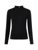 OPUS Langarmshirt Sanba in schwarz