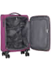 D&N Travel Line 9204 4 Rollen Kabinentrolley 55 cm in purple