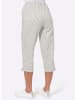 Sieh an! Capri-Hose in taupe-gestreift