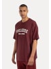SMILODOX T-Shirt Kayson in Bordeaux