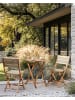 Beliani 2er-Set Gartenstuhl PROSSEDI in Beige/Braun