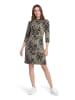 Betty Barclay Wickelkleid mit 3/4 Arm in Beige/Grau
