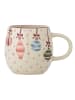 Bloomingville Becher ORNAMENTIA Weihnachtsbecher mit Tannenbaumschmuck