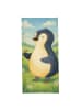 Mr. & Mrs. Panda Saunatuch Pinguin Marienkäfer Design ohne Spruch in Weiß