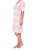 NORMANN Nachthemd kurzarm Ethnolook - 45122 in rosa