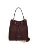 Lazarotti Bologna Leather Beuteltasche Leder 25 cm in burgundy