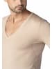 Mey V-Kragen T-Shirt für Herren in uni