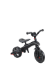 GLOBBER EXPLORER TRIKE FOLDABLE 4in1 Kinderwagen, Dreirad und Laufrad in schwarz-grau