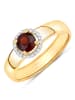 Rafaela Donata Ring aus Sterling Silber mit Granat in gelbgold