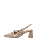 Bianco Slingbacks in NougatPatent1