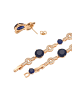 faina Women Jewelry Set in rose gold navy