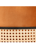 Beliani Pouf YANKTON in Orange - (W) 35 x (H) 42 x (L) 35 cm
