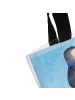 Mr. & Mrs. Panda Tote Bag Pinguin Pärchen mit Spruch in Eisblau