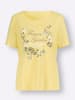Sieh an! Kurzarmshirt in zitrone-ecru