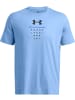 Under Armour T-Shirt "Ua Bball Net Icon Ss" in Blau