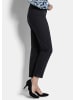 GOLDNER Elegante 7/8-Hose mit Schlupfbund in schwarz